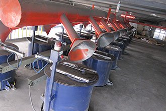 摩擦材料混料系统原料仓